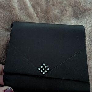 La Regale Black Evening Clutch